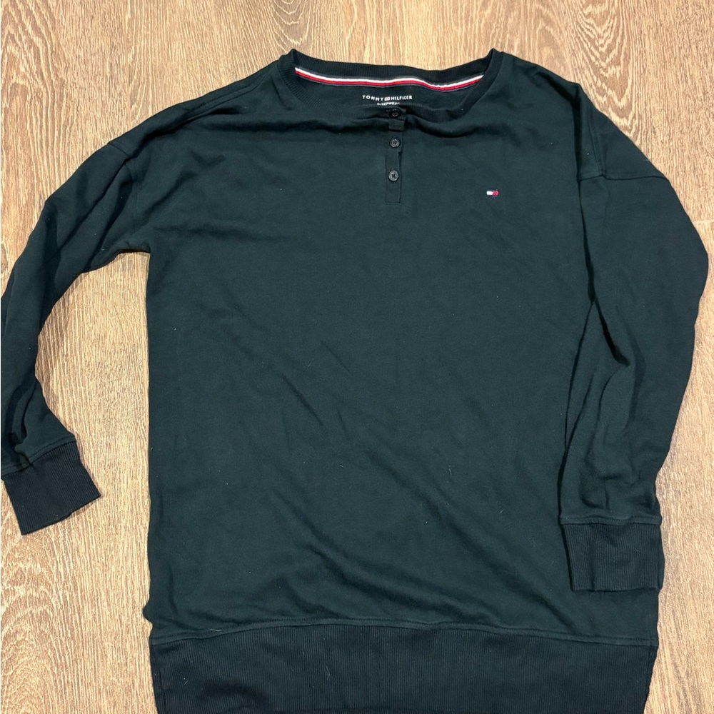 Tommy Hilfiger Black Long Sleeve Shirt